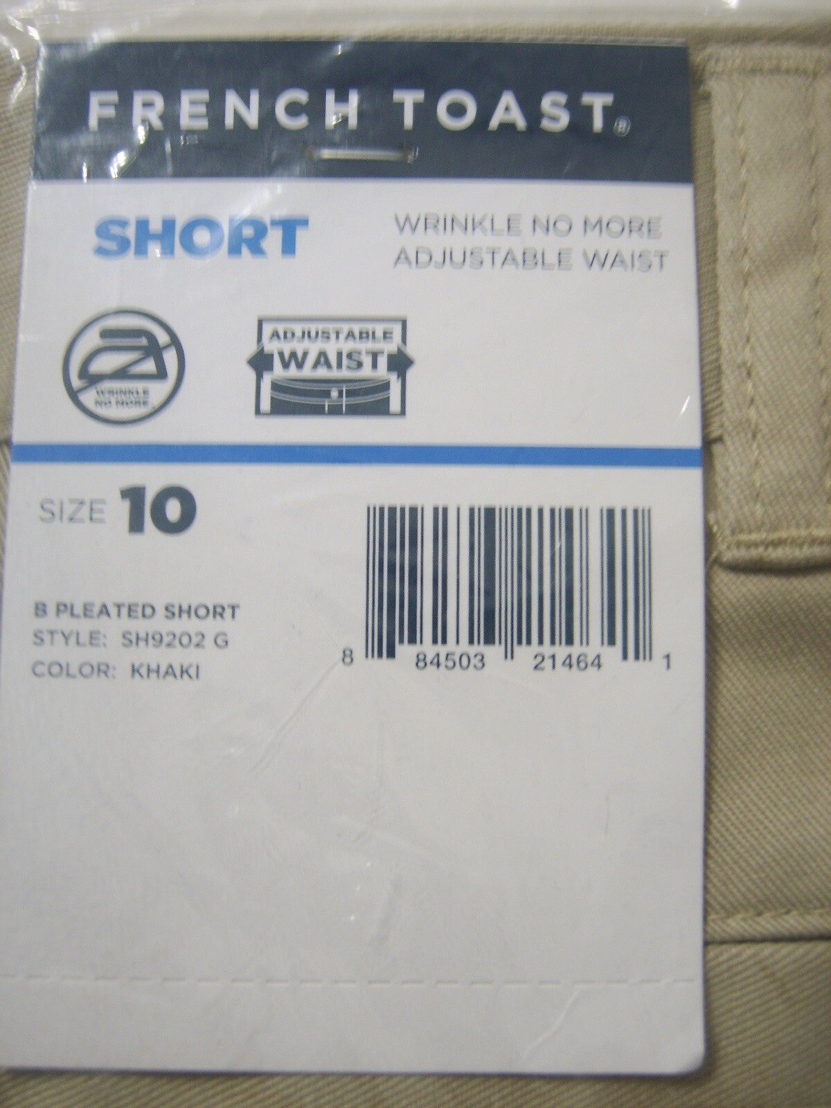 FRENCH TOAST BOY’S SHORT SIZE 10 NWT COLOR KHAKI 8 PLEATED SHORT :B19-6