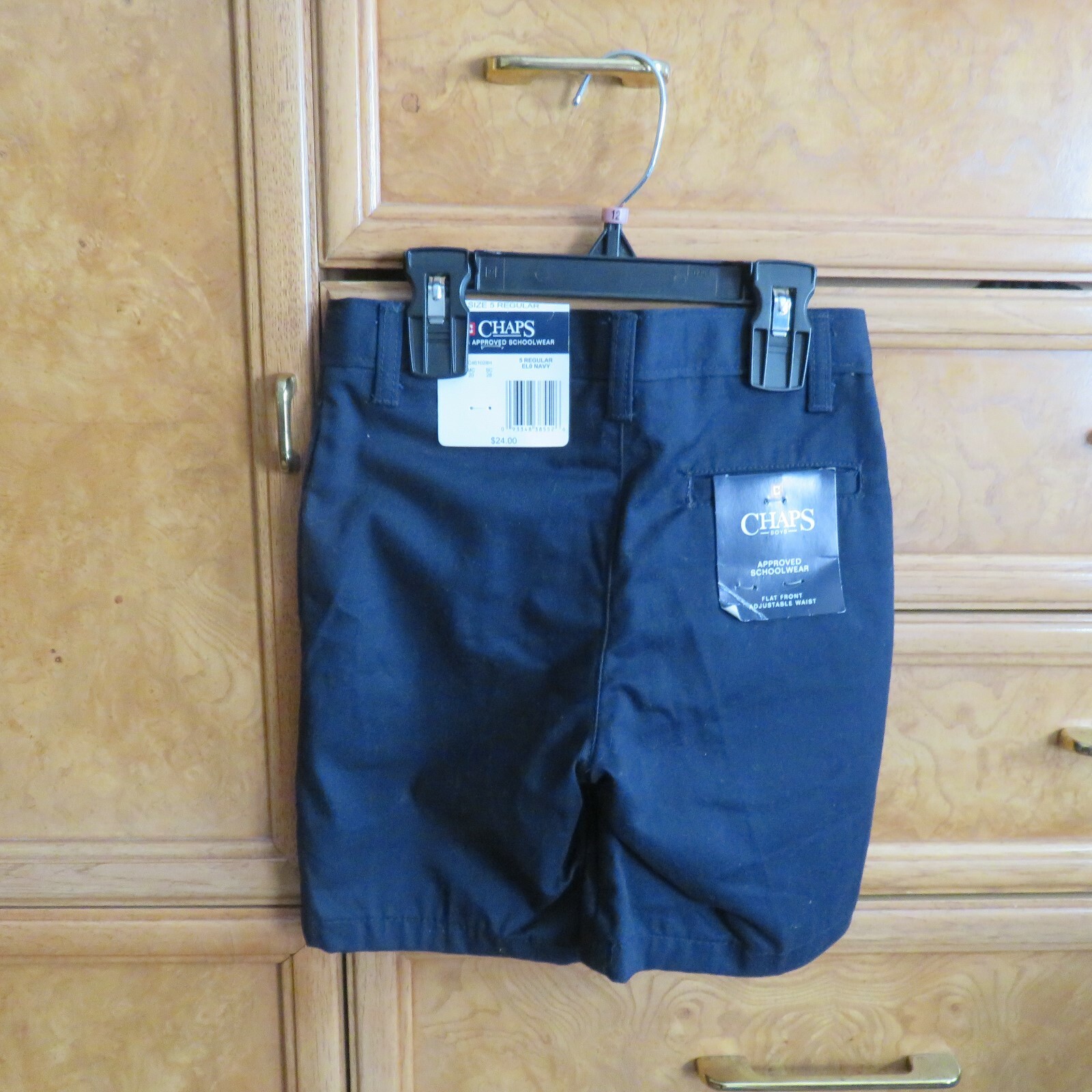 Boys Chaps Navy blue shorts approved schoolwear size 5 reg brand new NWT $24.00