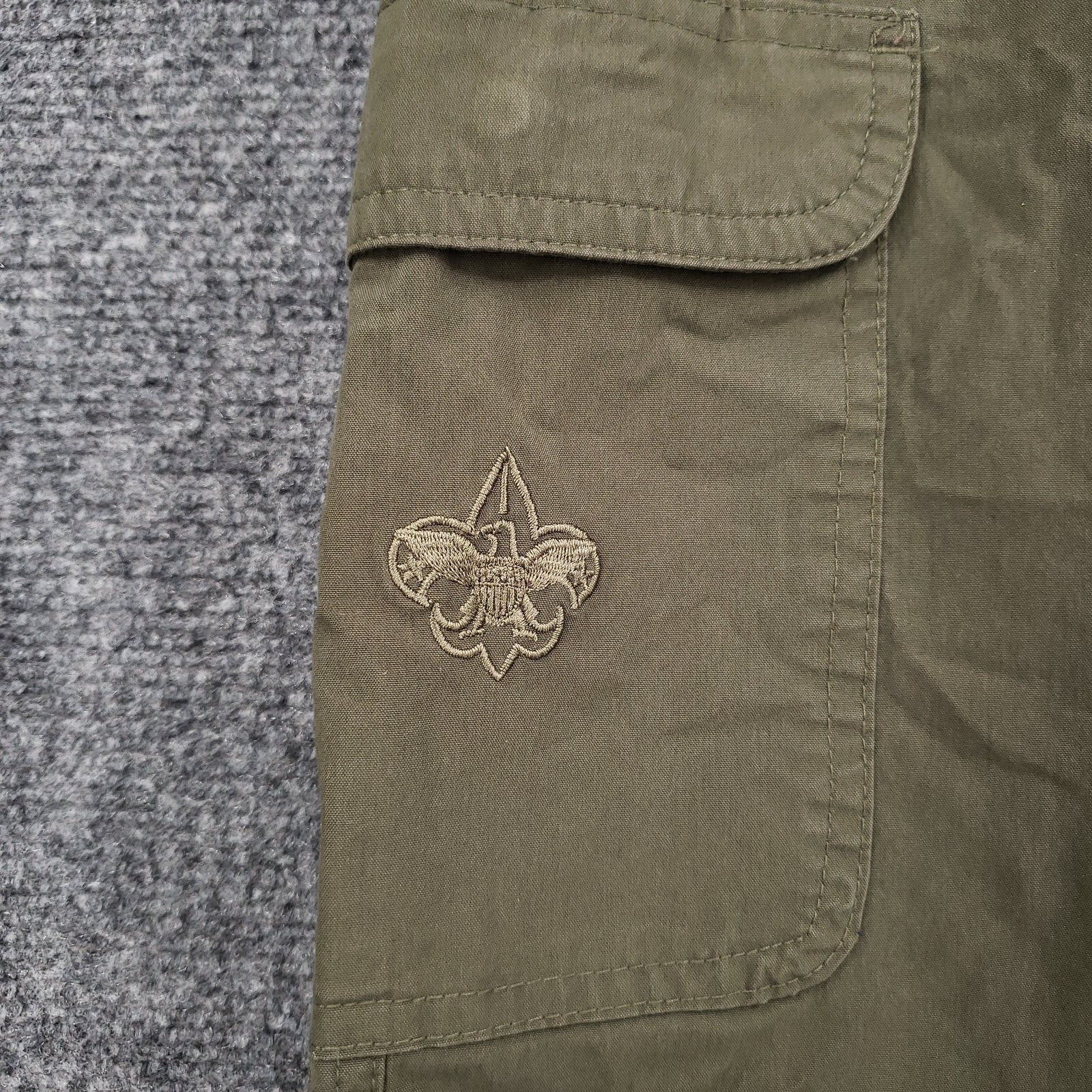 Boy Scouts of America Youth Uniform Shorts Boys 16 Green Scouting Uniform
