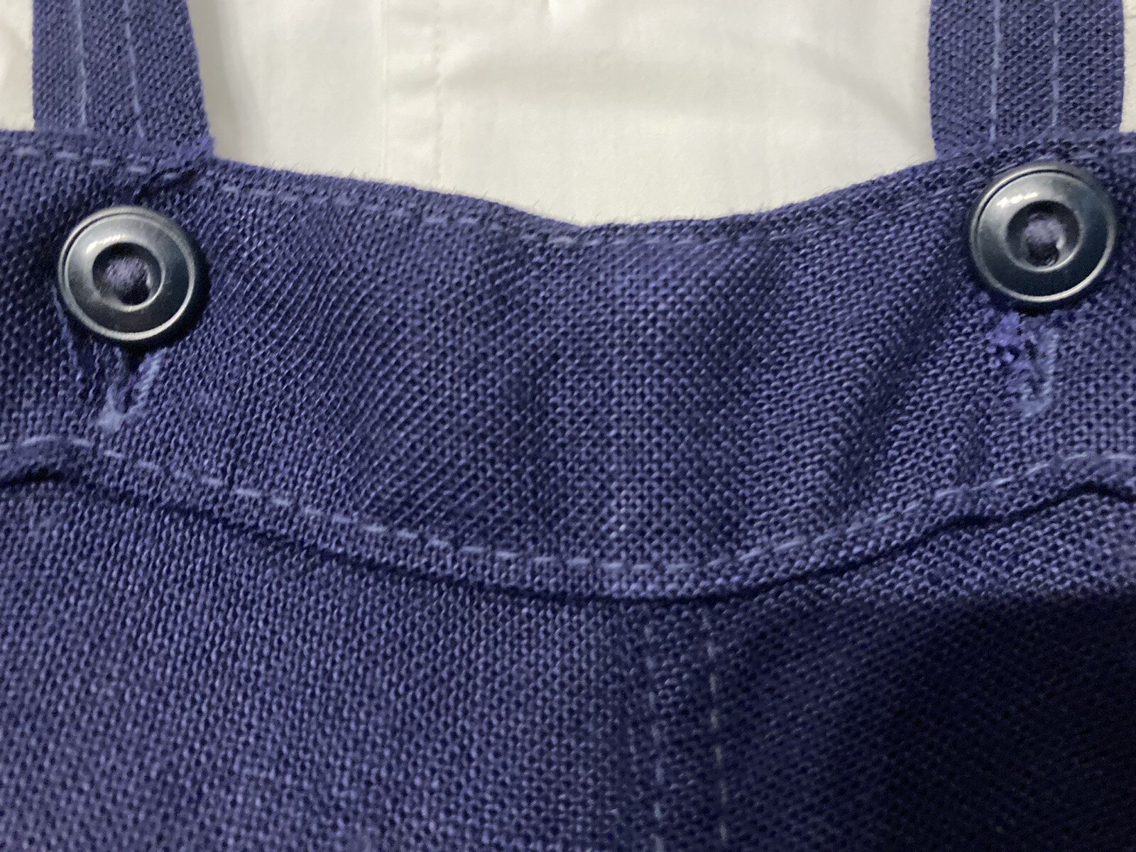 vintage boy’s uniform shorts suspenders & white button up shirt TWIGLINGS Size 3
