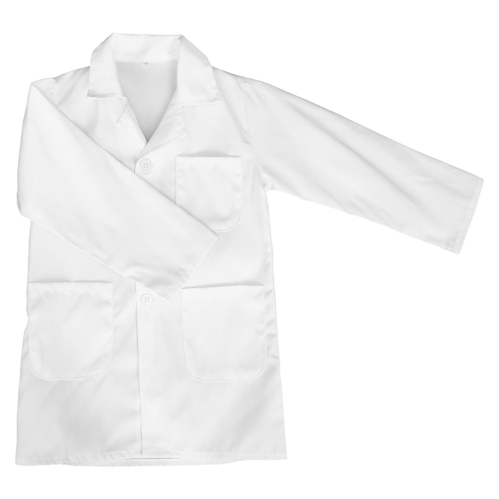 Boys Scientist Coat White Lab Kids Dress up Doctor Costume Girls