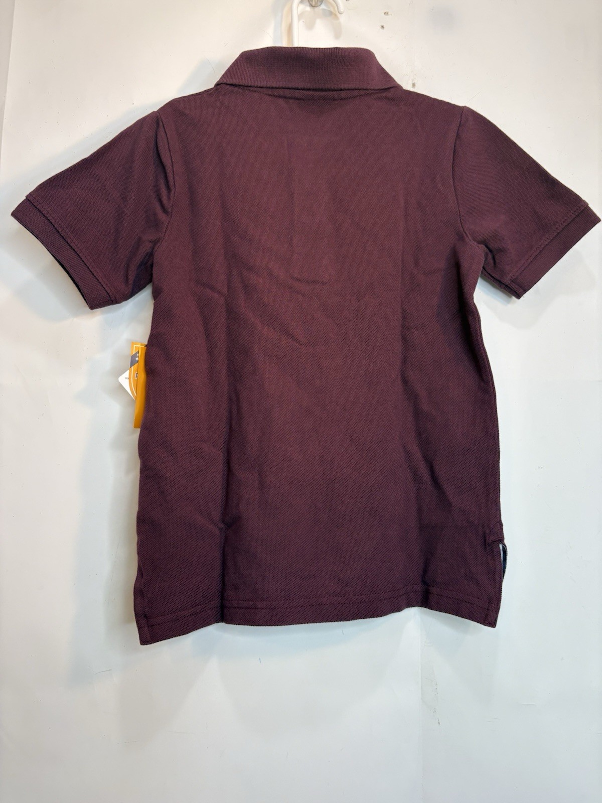 GYMBOREE Play Proof Boys Burgundy Stain-Resistant Polo Uniform Shirt