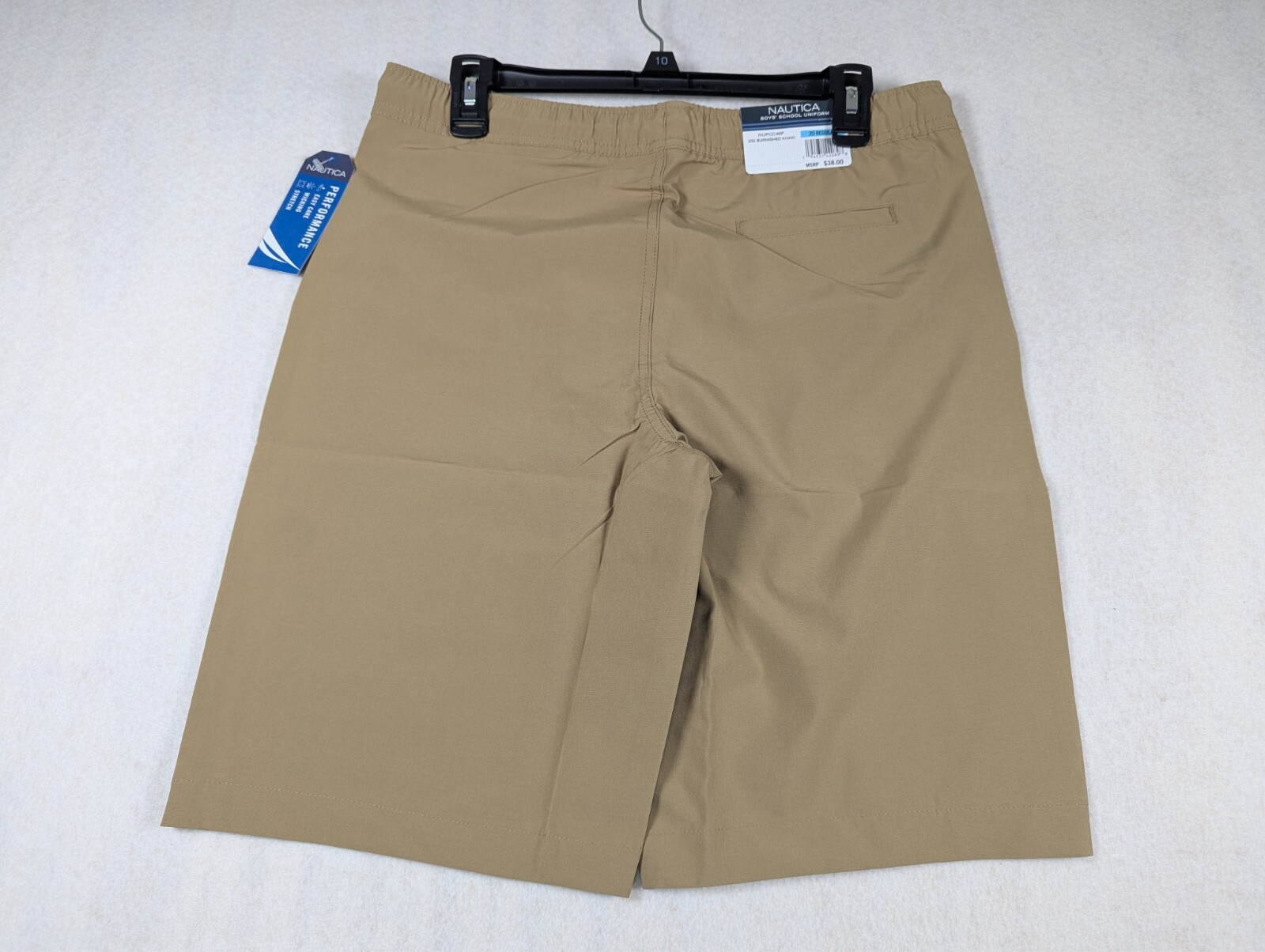 Nautica – School Uniform Shorts – 232 Burnished Khaki – NUFCC46F – Size: 20 Reg