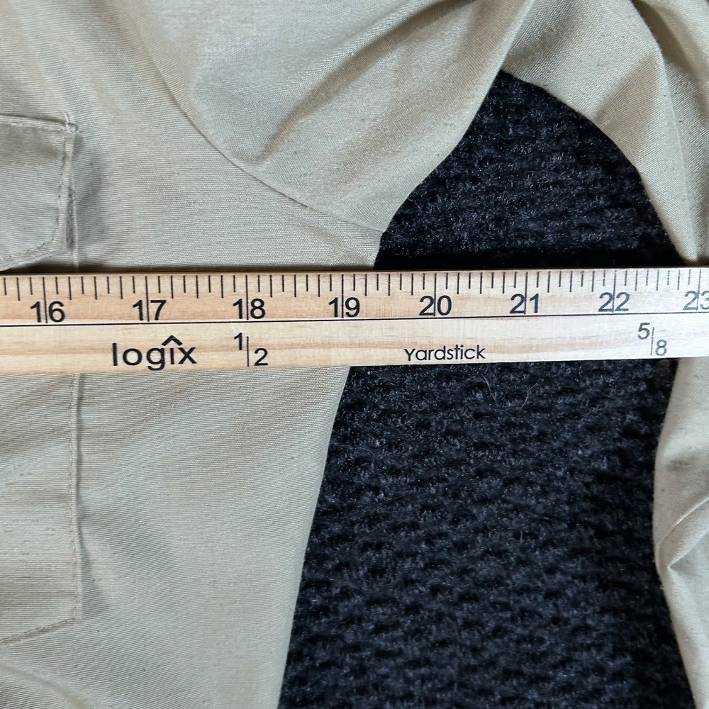 Boy Scouts of America BSA Official Mens Shirt Small Khaki Long Sleeve Uniform