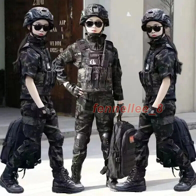 New Children’s Special Forces Combat Uniform, New Camouflage Training Suits