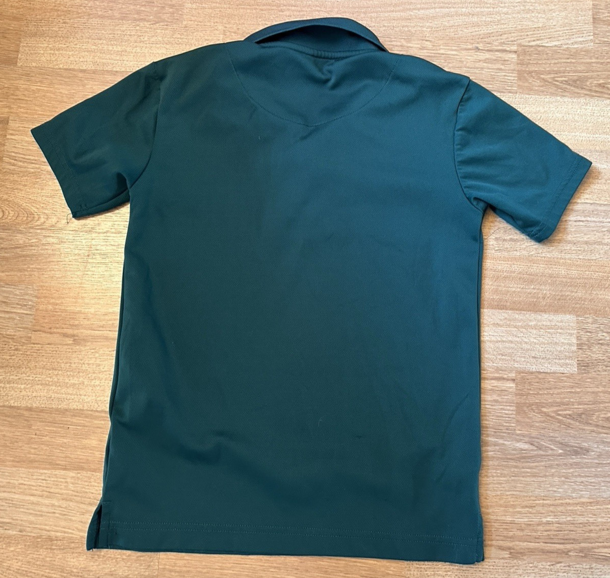 Lot of 2 IZOD Green & Navy Polo School Uniform Performance Shirts – Size M 10/12