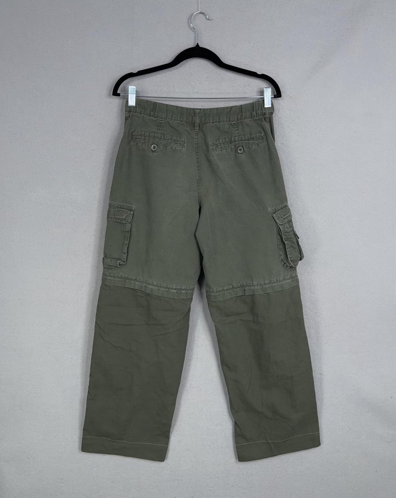 Boy Scouts Of America Pants Boys 16 Green Convertible Cargo Uniform Zip Off