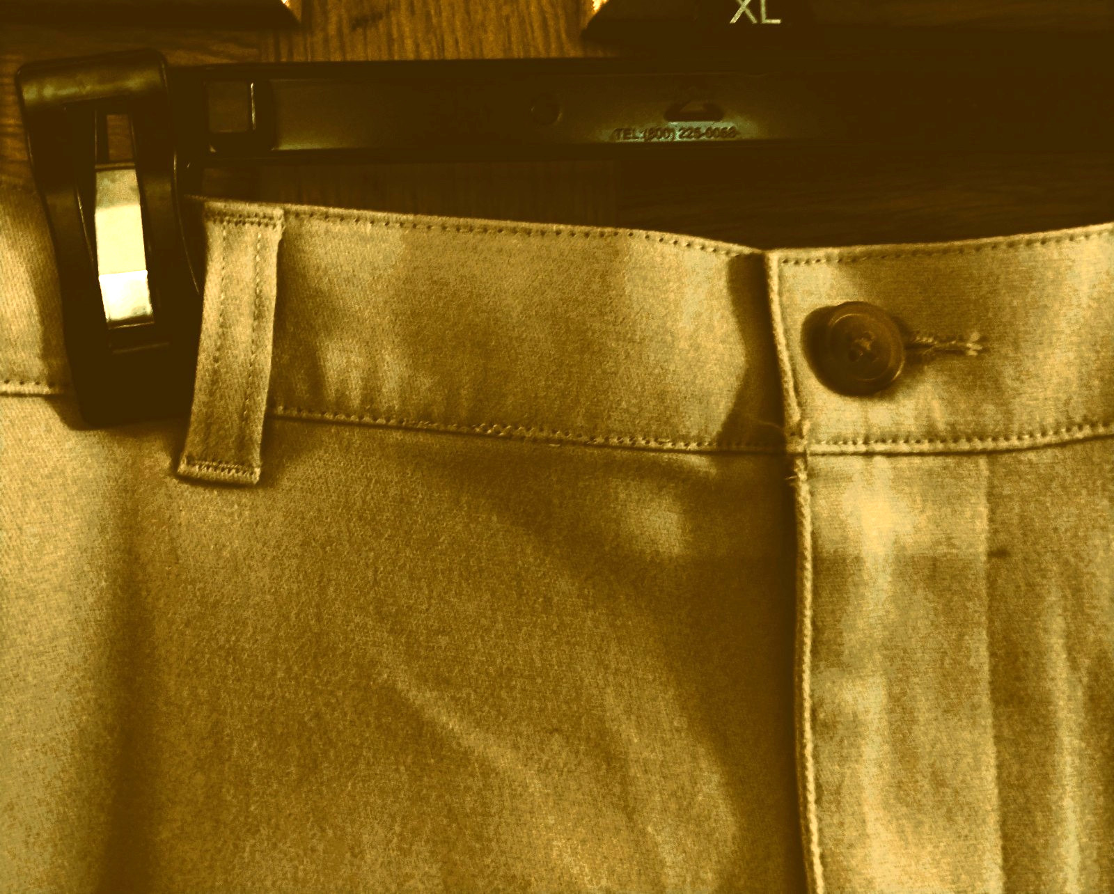 NWT Wonder Nation Flat Front, Khaki Twill Pants-Adj Waist-4 Pockets-Boy’s Sz 14