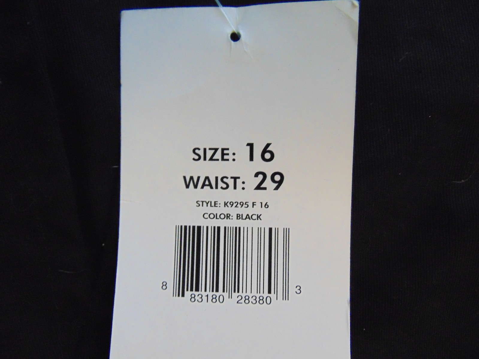 French Toast Boys Uniform Straight Fit Adjustable Waist Pants black 16