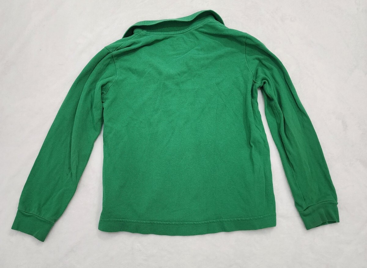 Boy’s Old Navy Green Long Sleeve Uniform Polo Shirt S 6-7