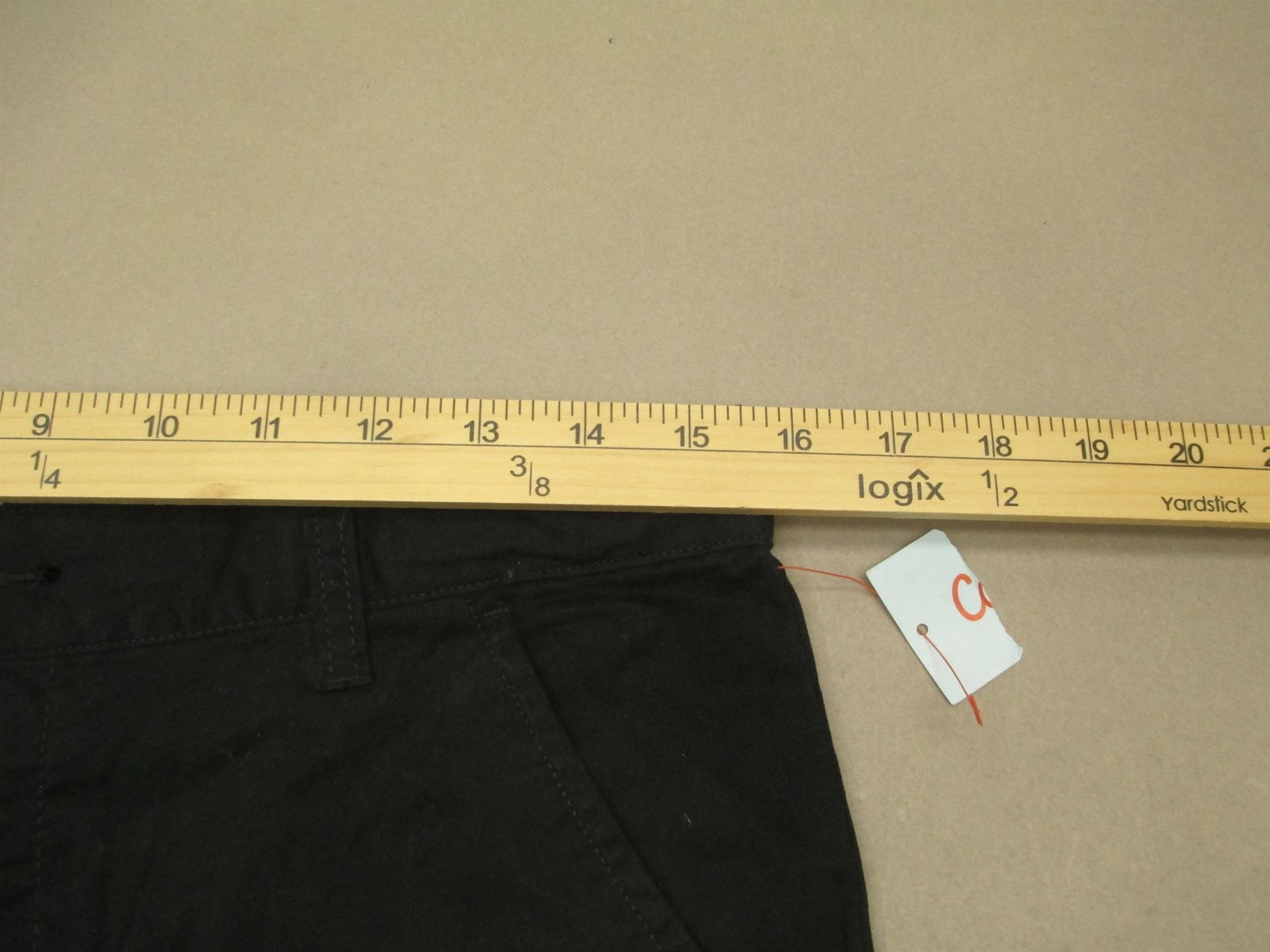 NWT Cat&Jack Size 16 Boys Black Cotton Blend Pockets School Uniforms Shorts 167