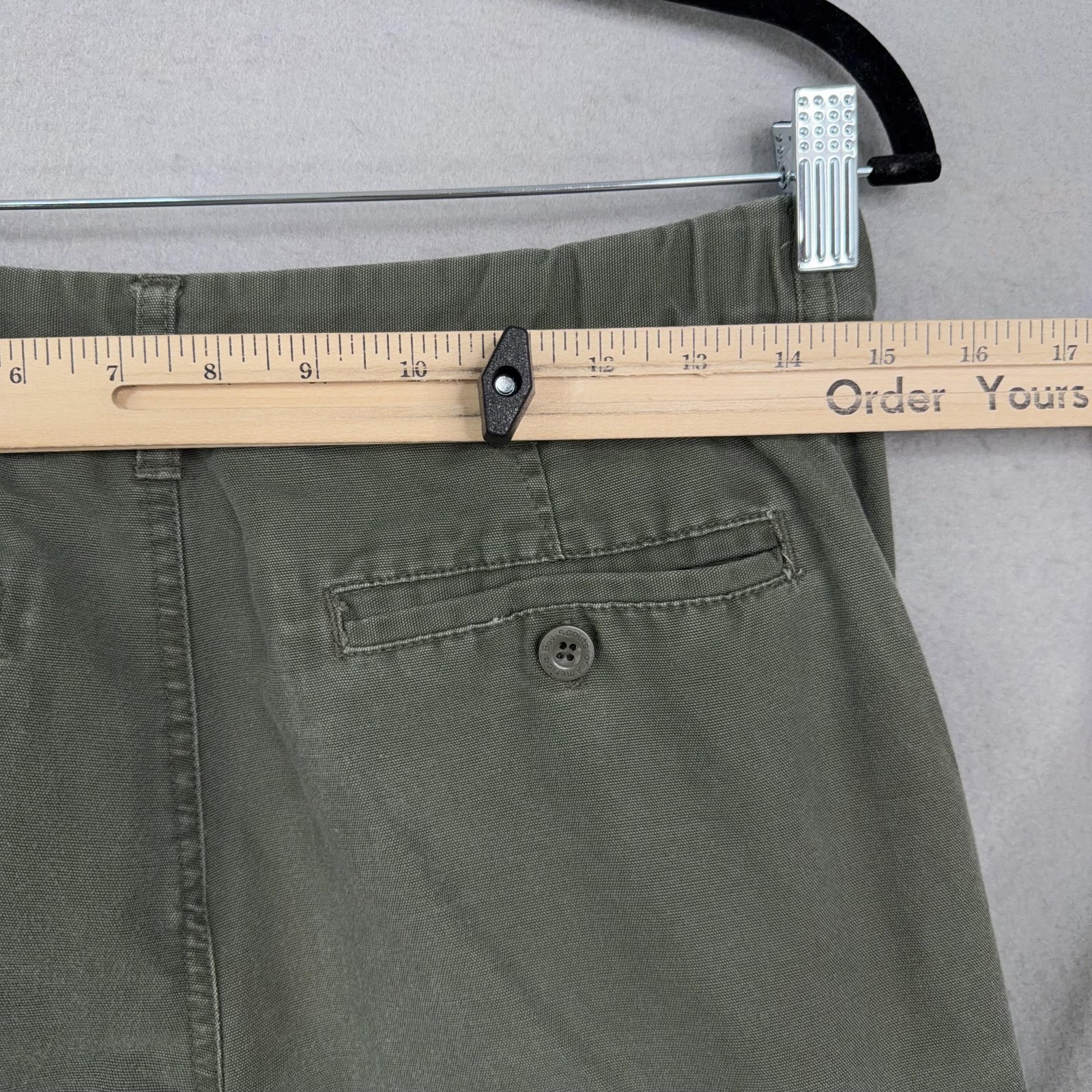 Boy Scouts Of America Pants Boys 16 Green Convertible Cargo Uniform Zip Off