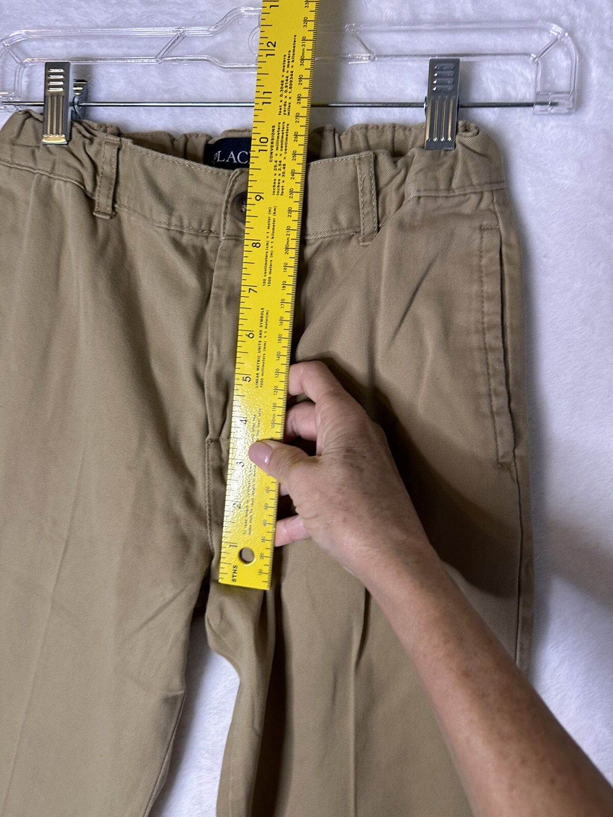 Place AND French Toast Khaki Pants Boys Size 12 & 12 Slim Both Adjustable 2 Pair