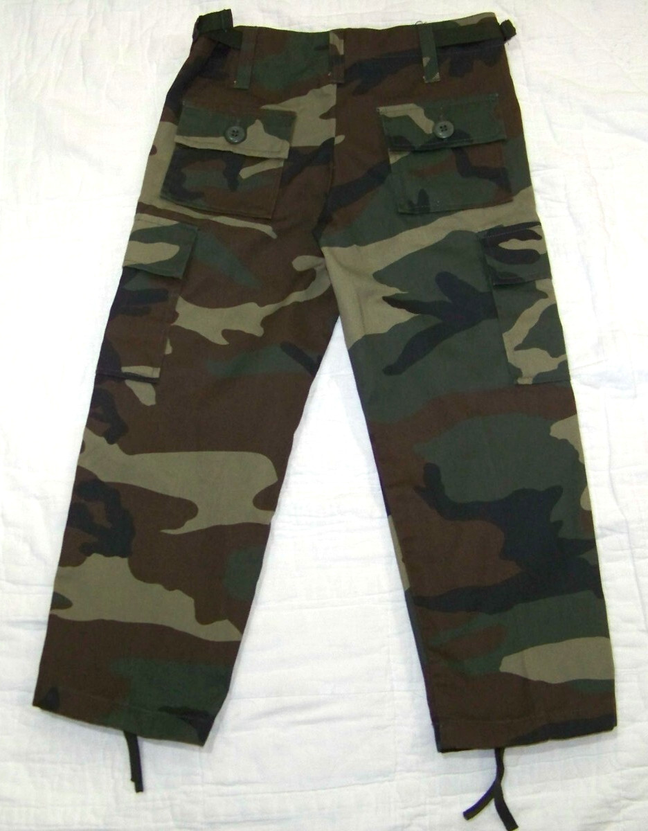 Kids Rothco B.D.U. Camo Shirt/Jacket & Cargo Pants – Size 4/6