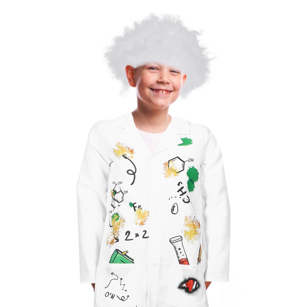 Children’s Scientist Suit Kids Lab Coat Career Costume Doctor for