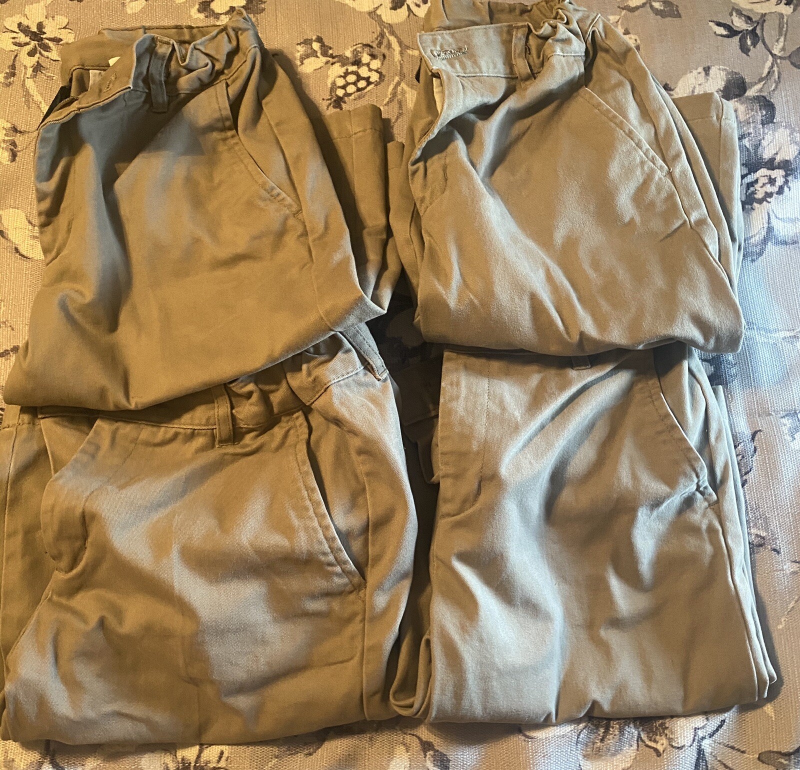 Khaki boys uniform shorts