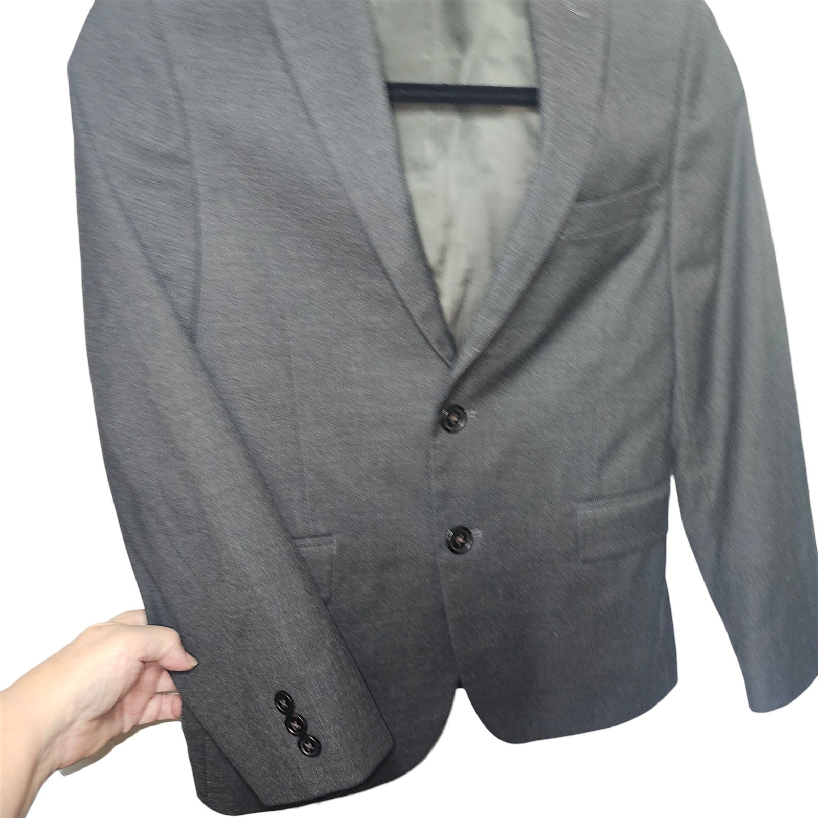 Lauren Ralph Lauren Two Button Sport Coat Boys 12R Gray Blazer Jacket