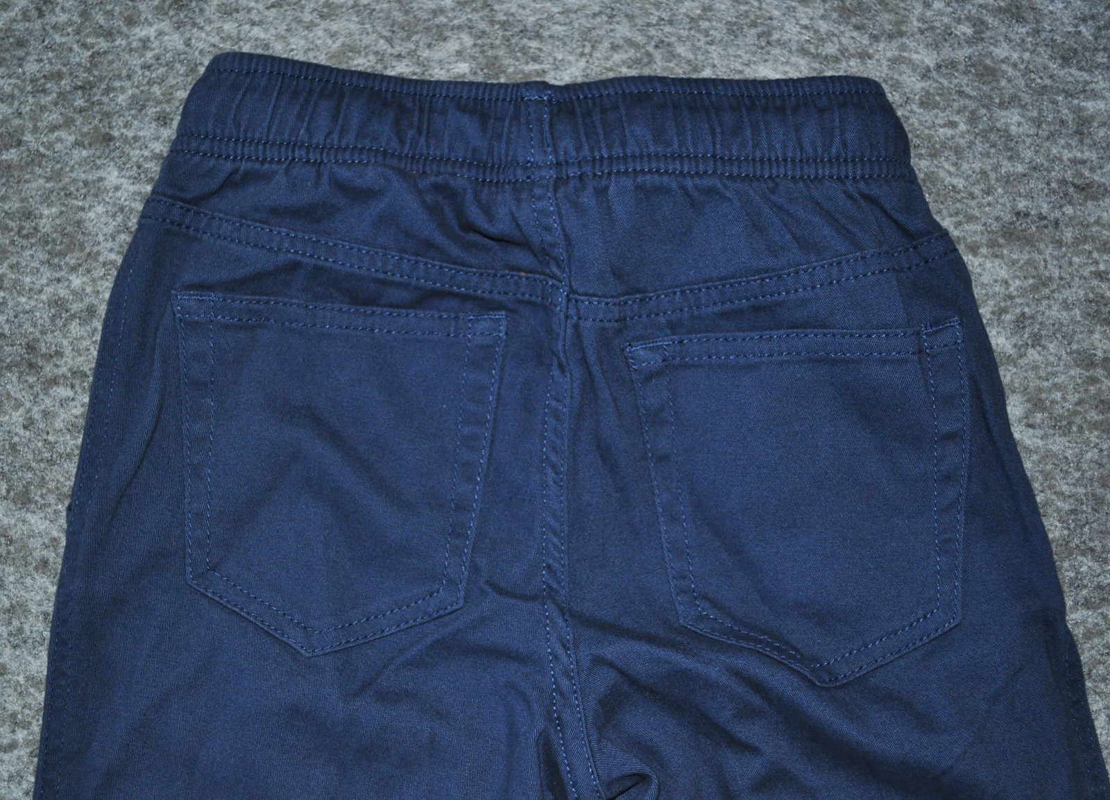 Boys Navy Blue School Uniform Pants Size 6-7/ 7s Lot Of 2 Adjustable Waist