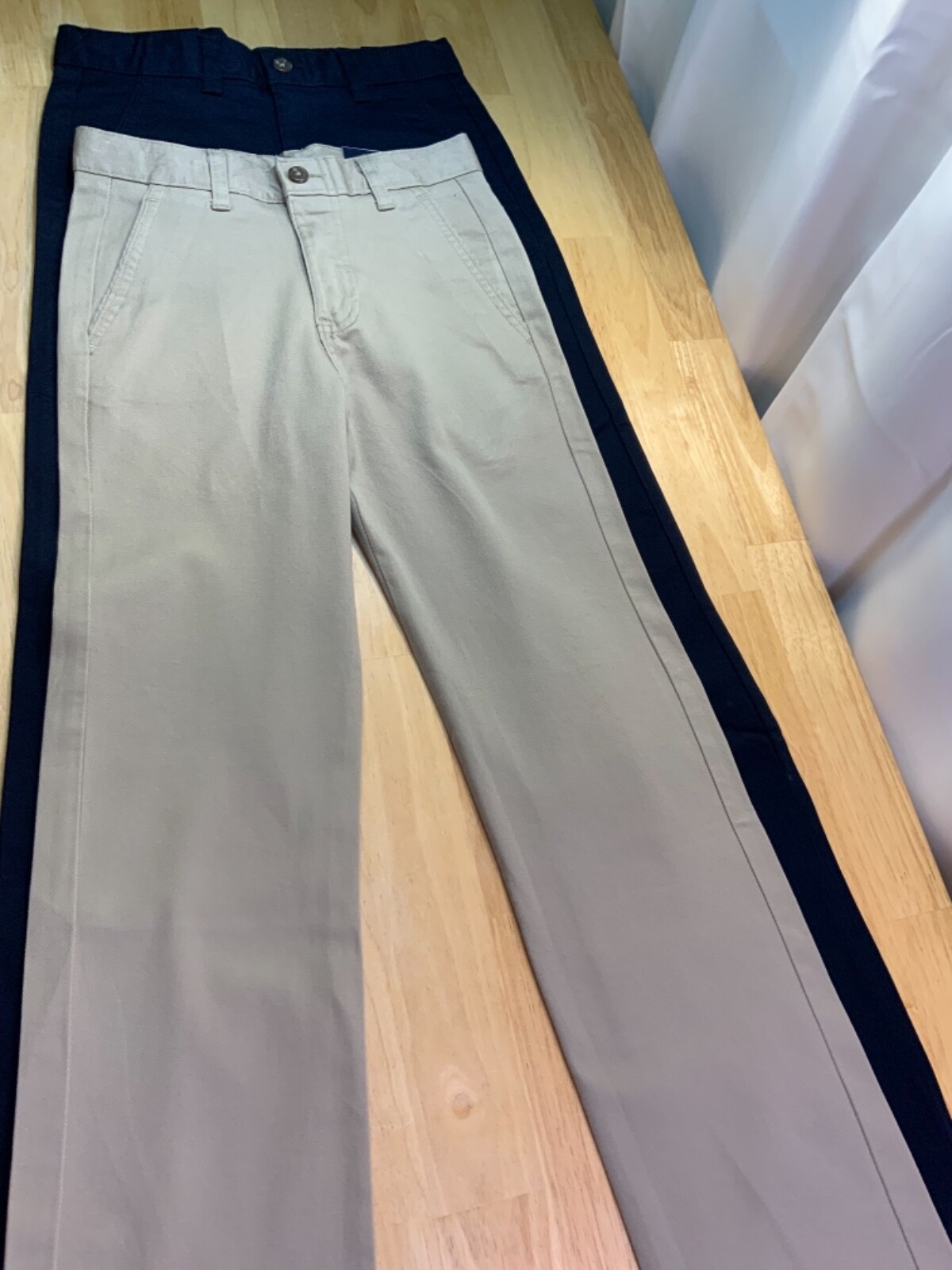 New Boy’s Chaps Approved Schoolwear Flat Front & Stretch Pants*