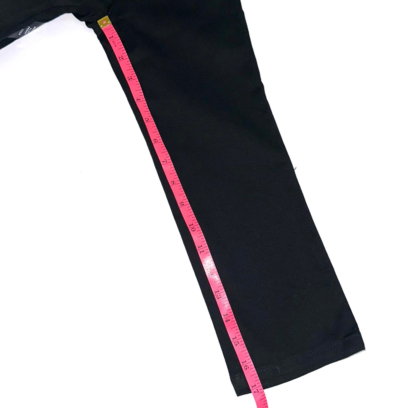 NWT Chaps Boys Black School Uniform Flat Front Stretch Twill Pants Size 4 Reg