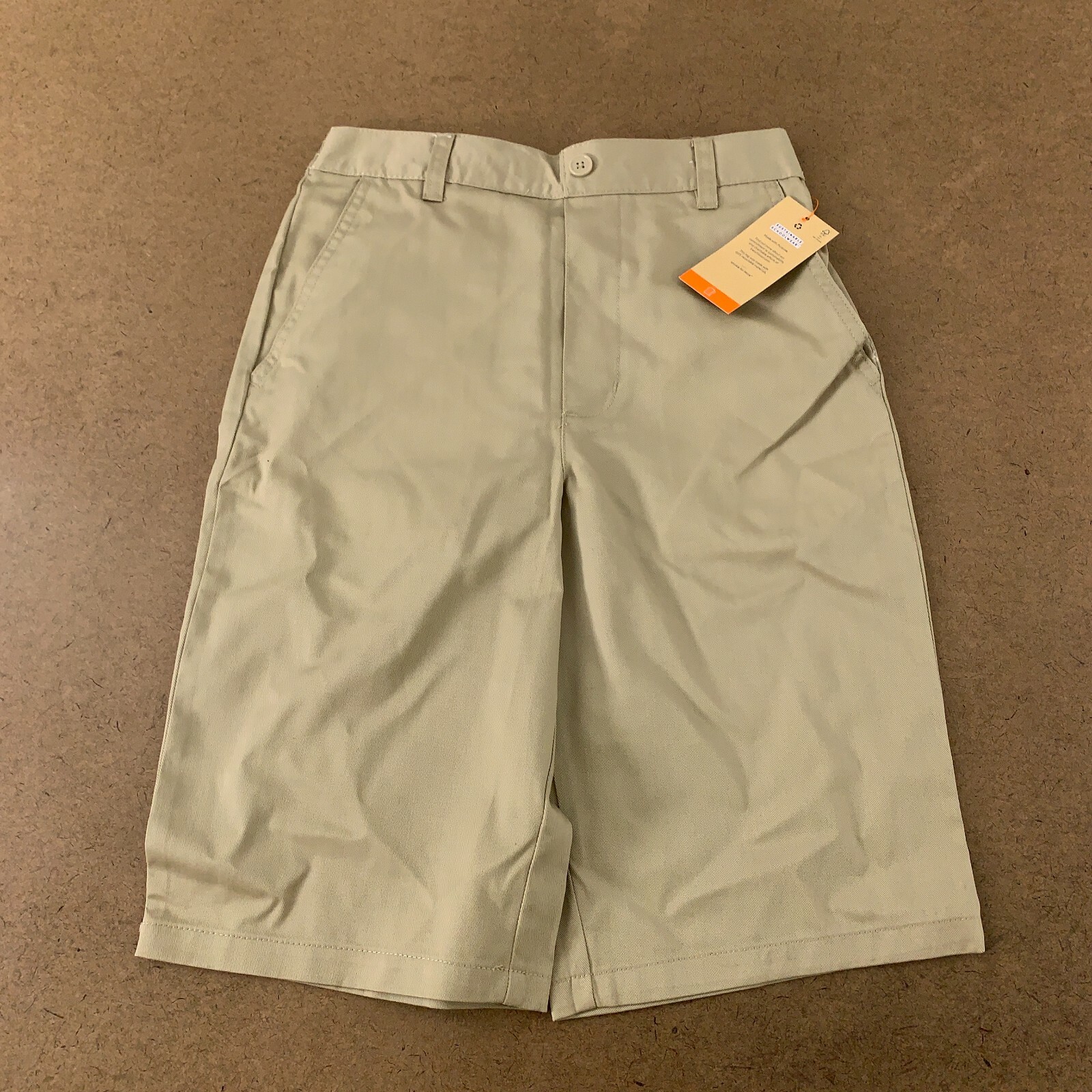 French Toast Boys Size 12 Khaki School Uniforms Boys Pull-On Shorts NWT