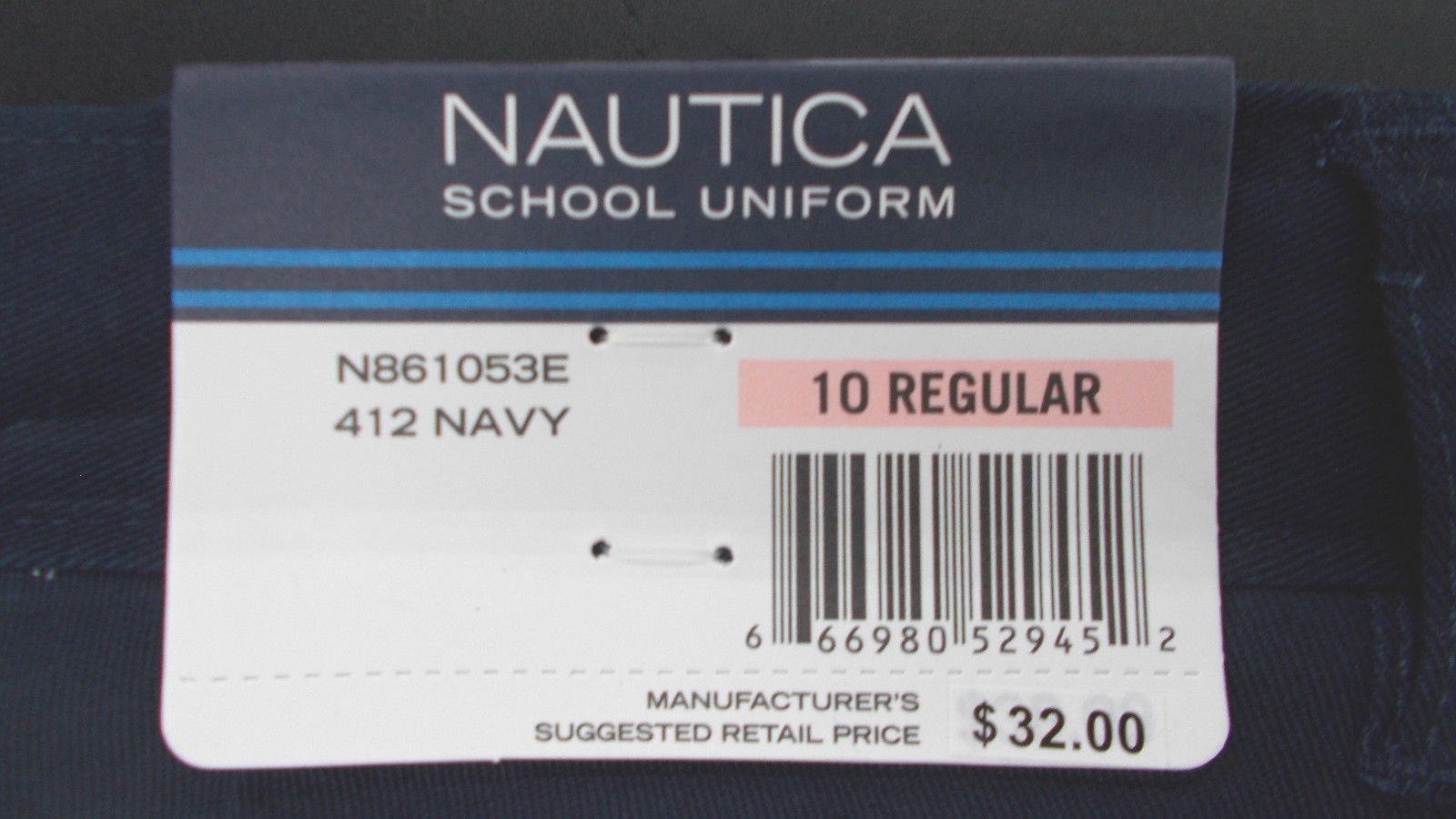 Boys Nautica $32 Navy Uniform/Casual Shorts Size 10 – 20