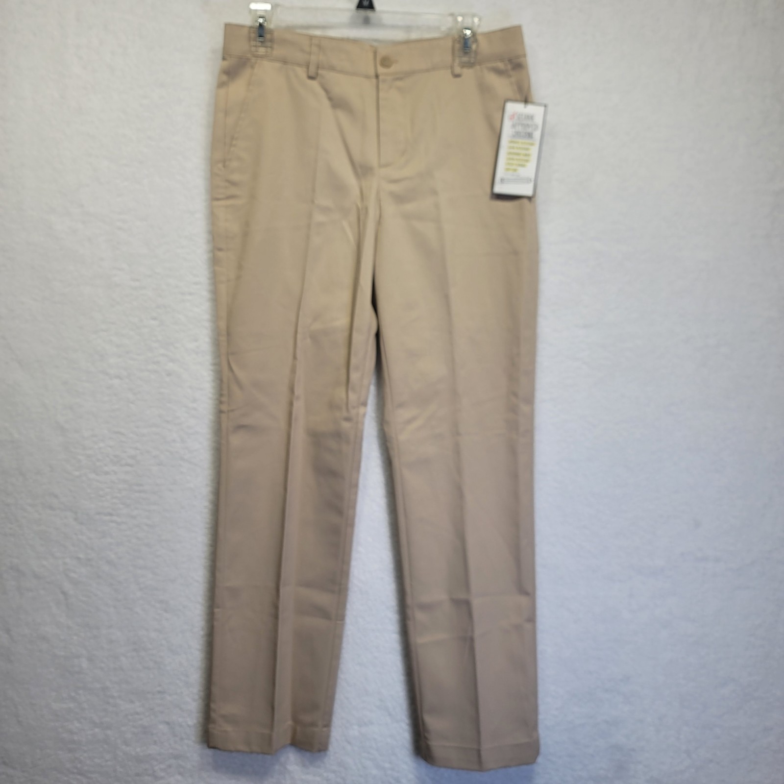 Lot of 2 Slazenger School Uniform Khaki Boys Pants Size Large NWT