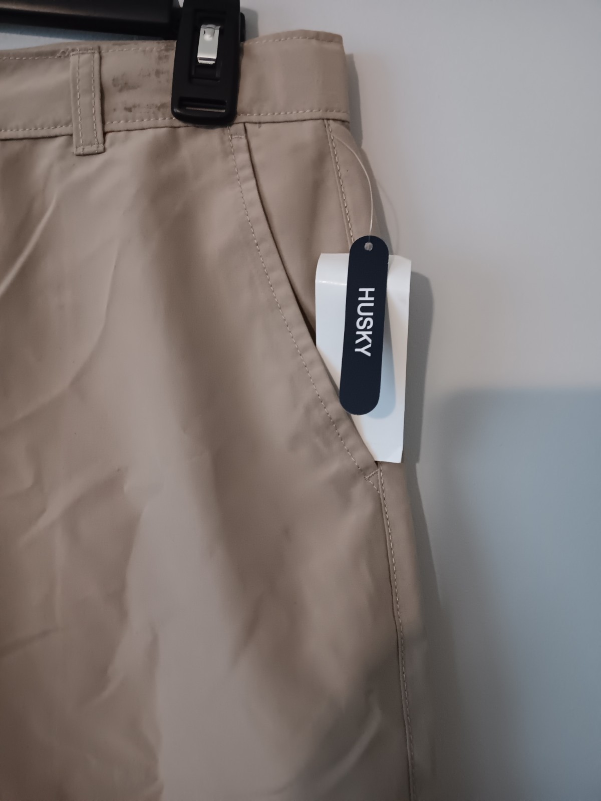 Chaps Boys 16 Husky Performance Engineering Khaki Schoolwear Approved Shorts NWT