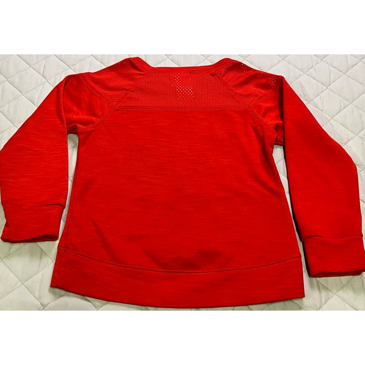 Texas Rangers MLB Baseball Youth S 6/6X Pullover Long Sleeve Sweatshirt Mesh