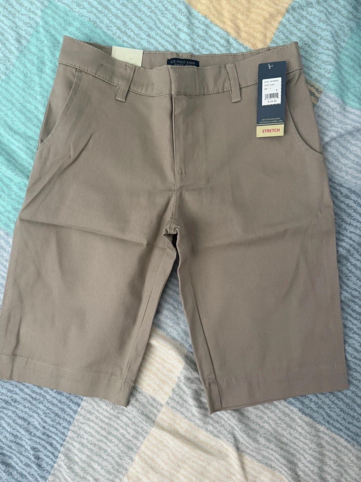 School uniform shorts apricot khaki beige Size 5