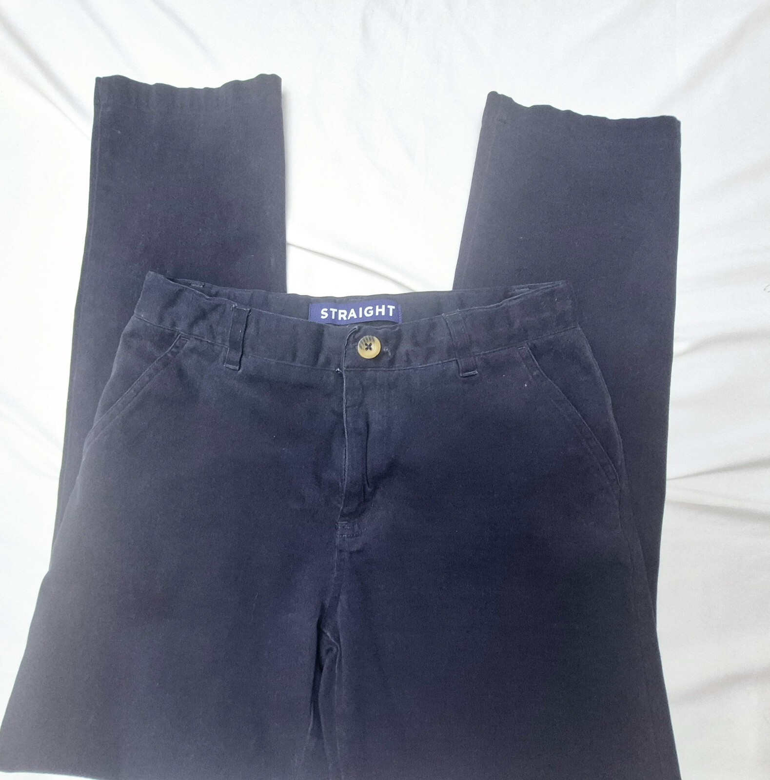 Boys Uniform Pants Navy Lot Of 2 Size 14 Straight French Toast