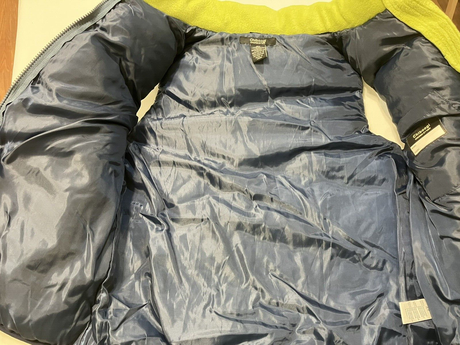 NWT! Boy’s “Chiboogi” by H&M Zip Front Water Proof Navy Puffer Vest 10 Youth