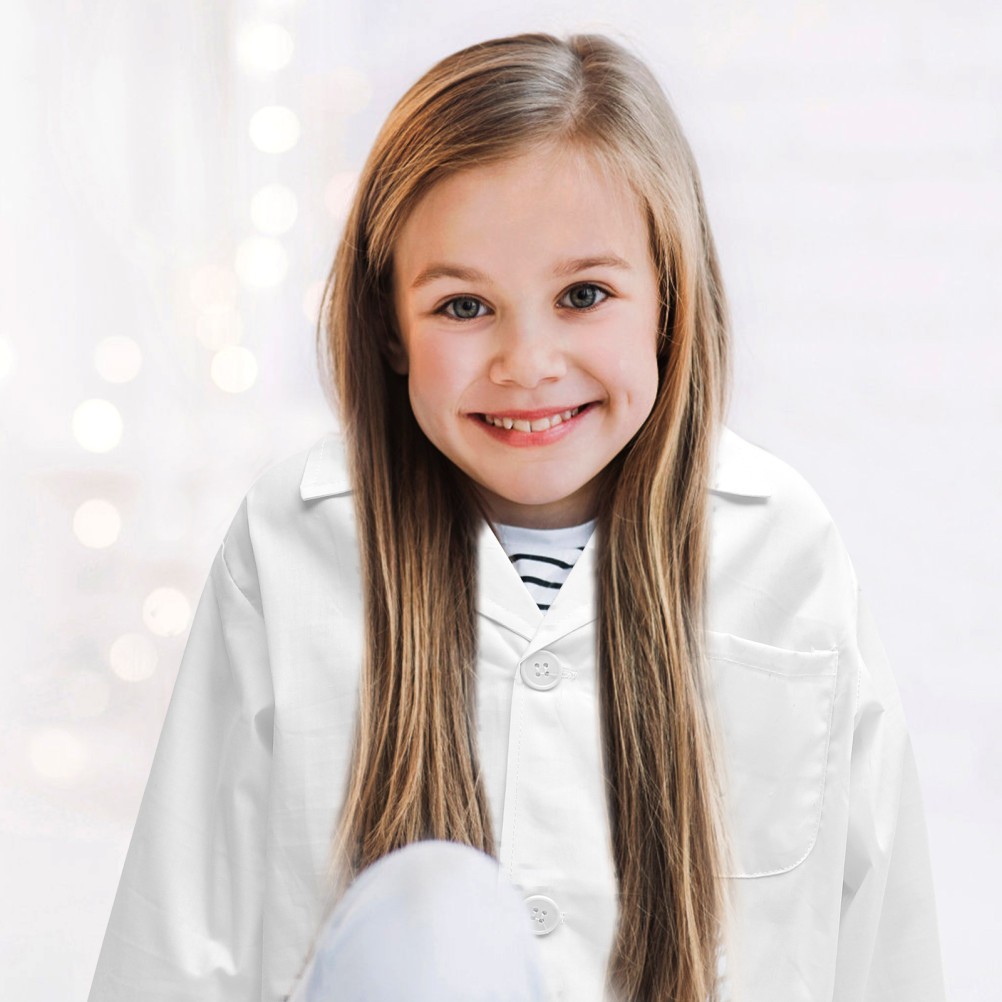Scientist Costume Toddler Children White Lab Coat Coats for Kids