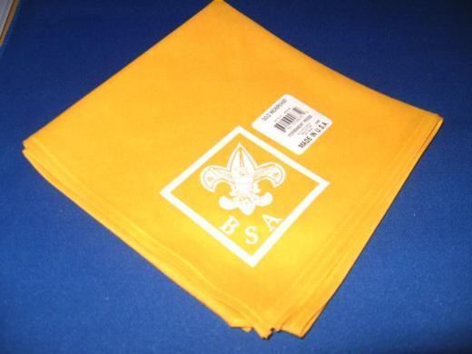BOY SCOUT BSA OFFICIAL UNIFORM VARIOUS COLORS NECKERCHIEF MADE IN USA MENS GIFT