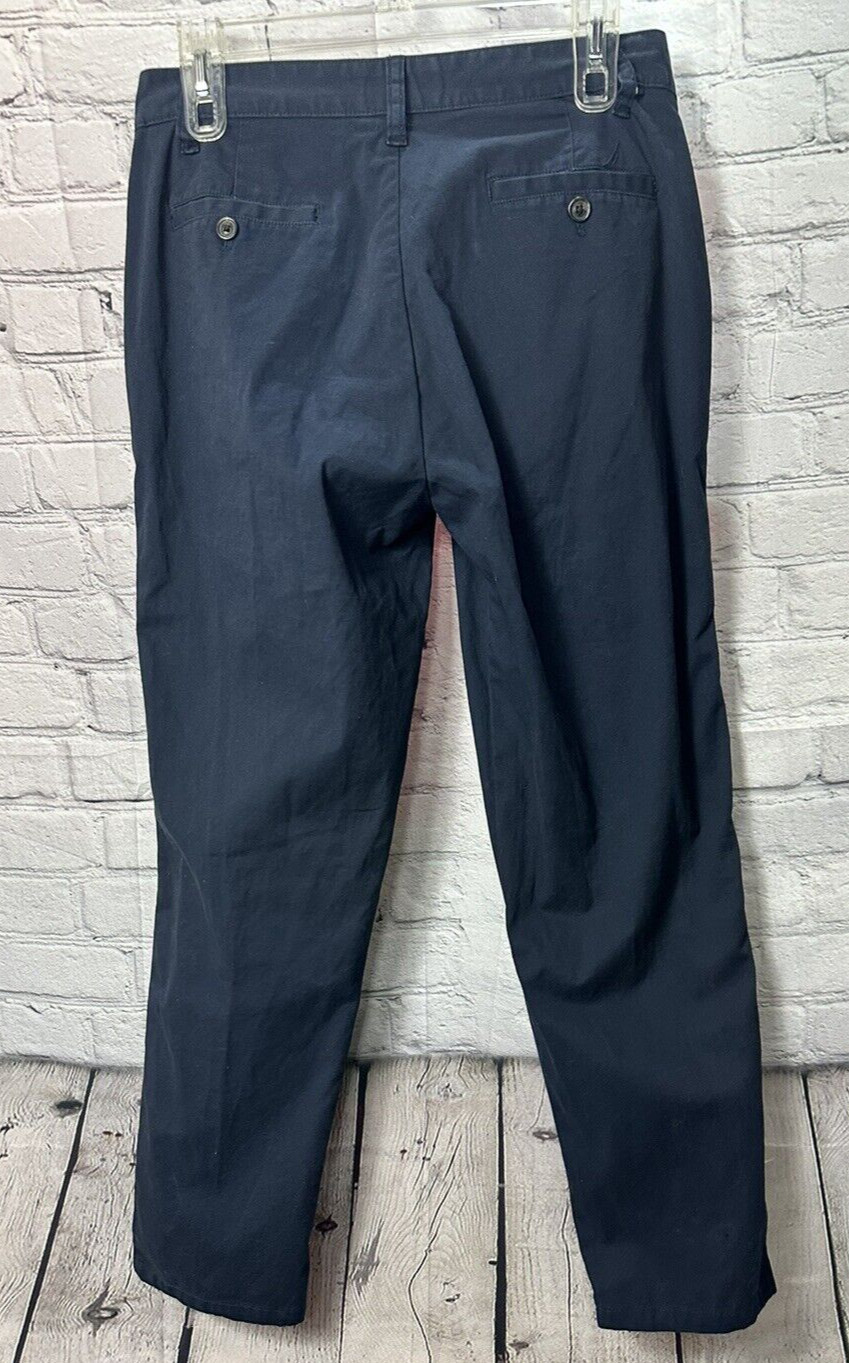 Nautica Boys School Uniform Pant Blue Navy Stretch Size 30 Flat Front