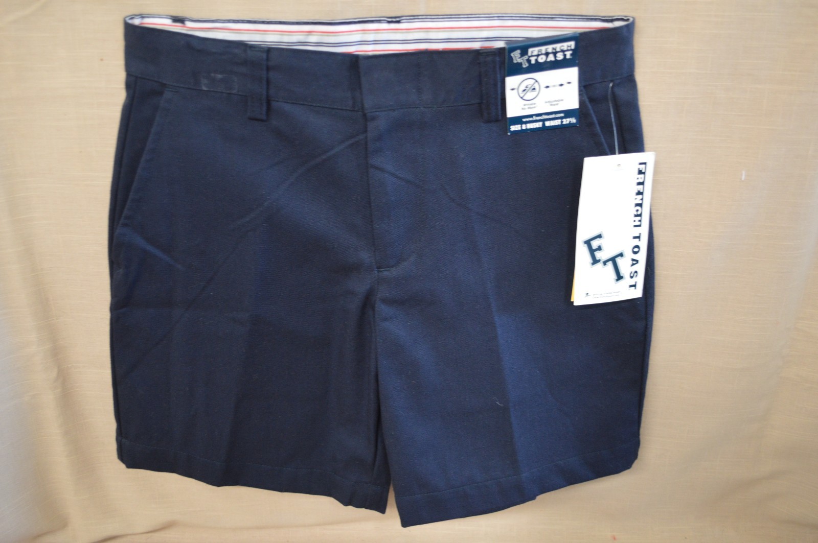 U PICK FRENCH TOAST Boy Uniform SHORTS Navy BLUE Khaki SZ 6 – 16 Regular & HUSKY