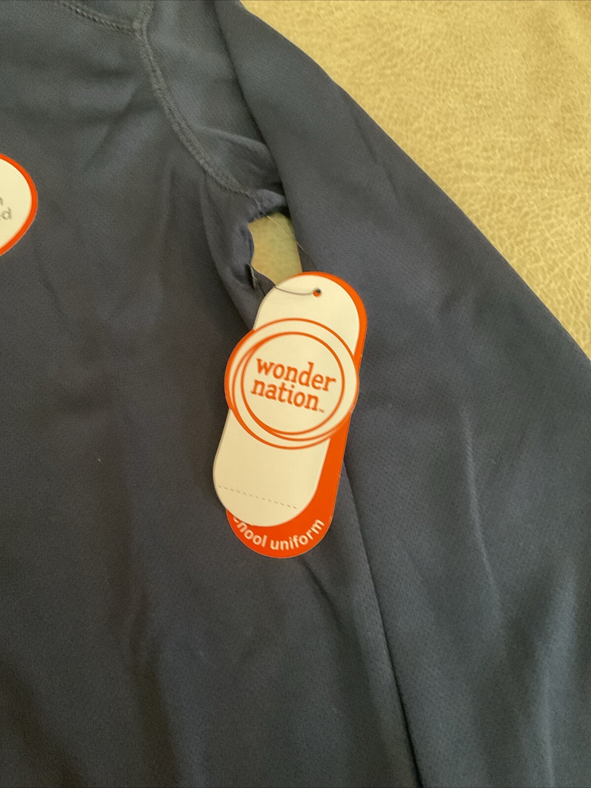 Wonder Nation Athletic Uniform Top Small 6/7 Boys Navy Blue Nwt