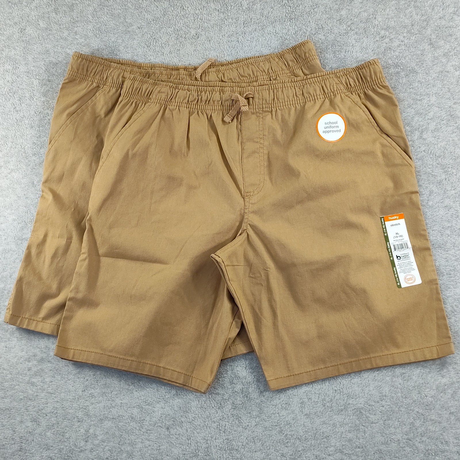 ✅SET-2 STRETCH Shorts Husky School Approved 14-16 Pull On Wonder Nation👀📸📏