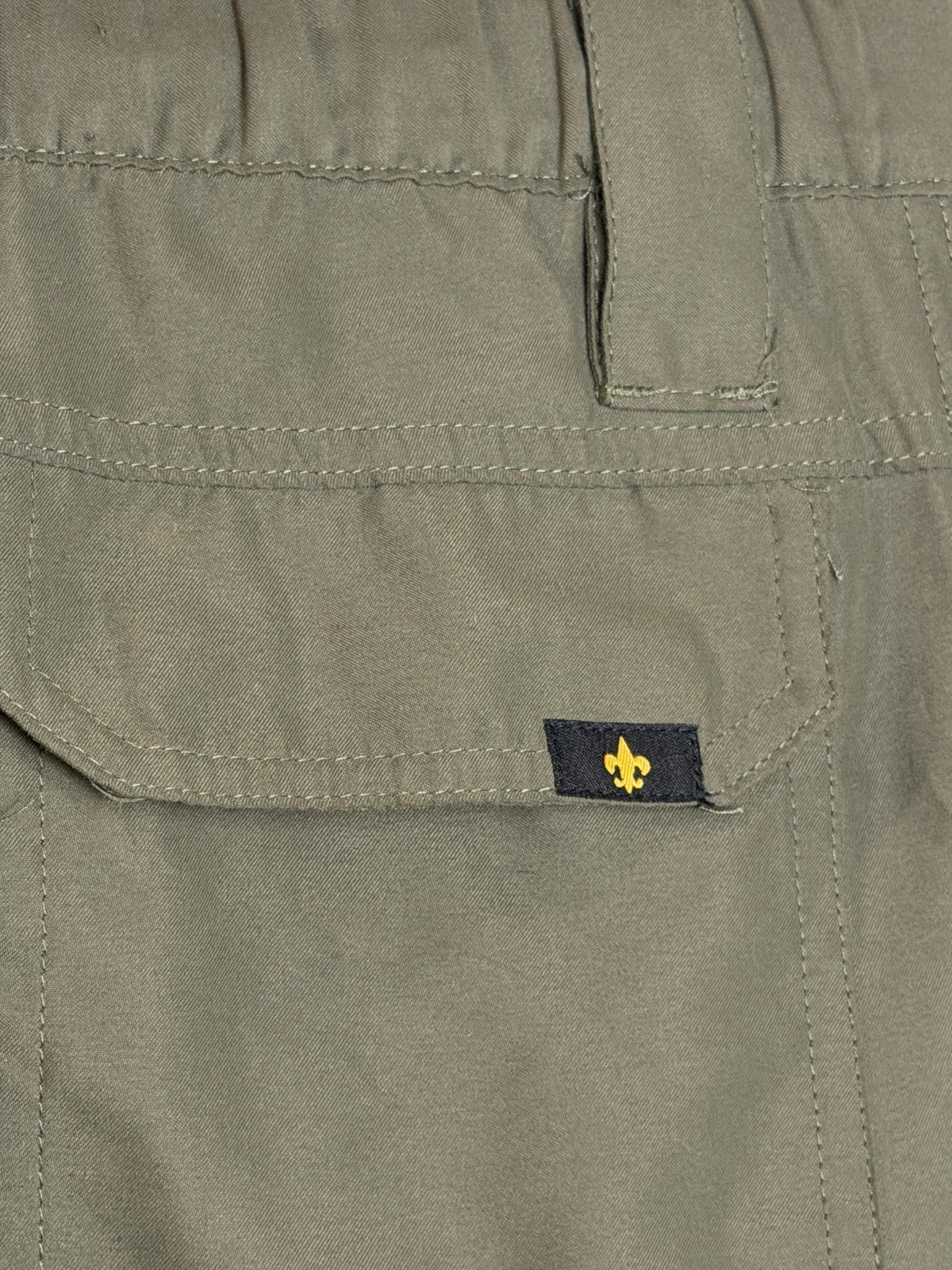 Boy Scouts Of America Pants Youth Medium Green Switchbacks Cargo Convertible
