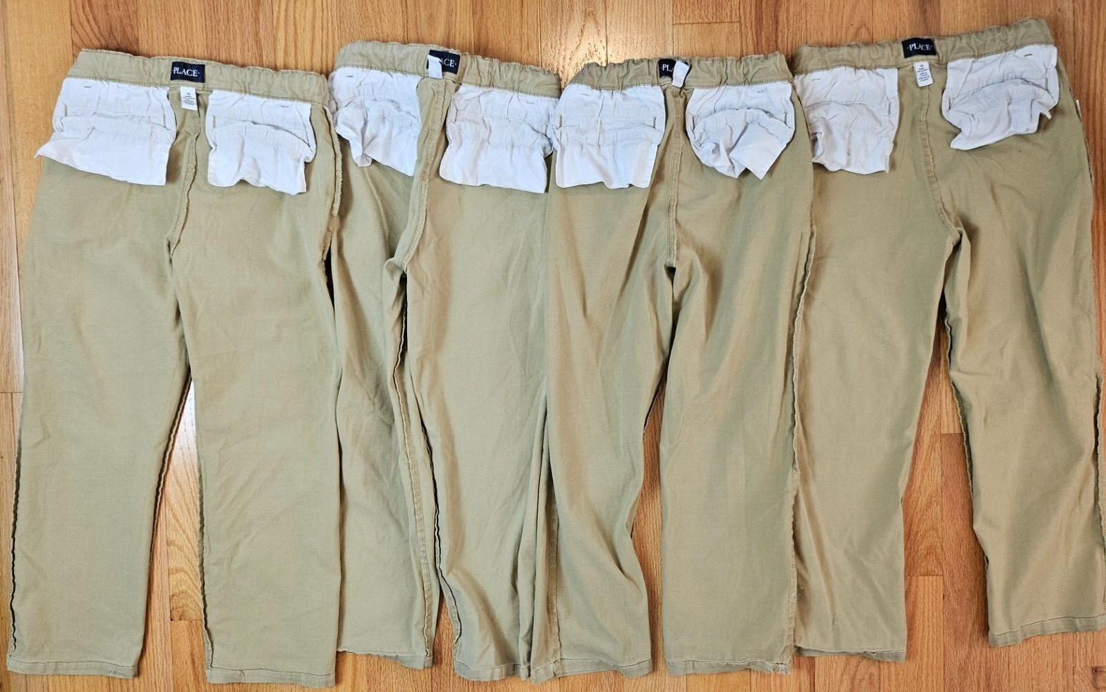 Boys school uniform Flax / Khaki size 10 husky Childrens place
