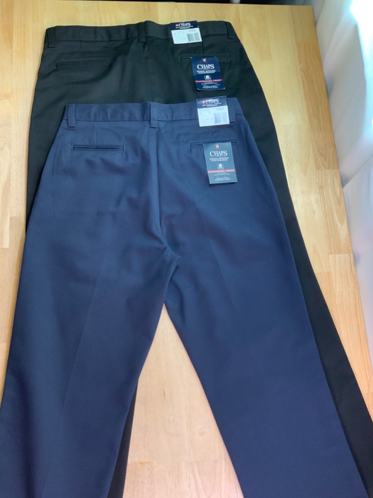 New Boy’s Chaps Approved Schoolwear Pants—Bigger Sizes*