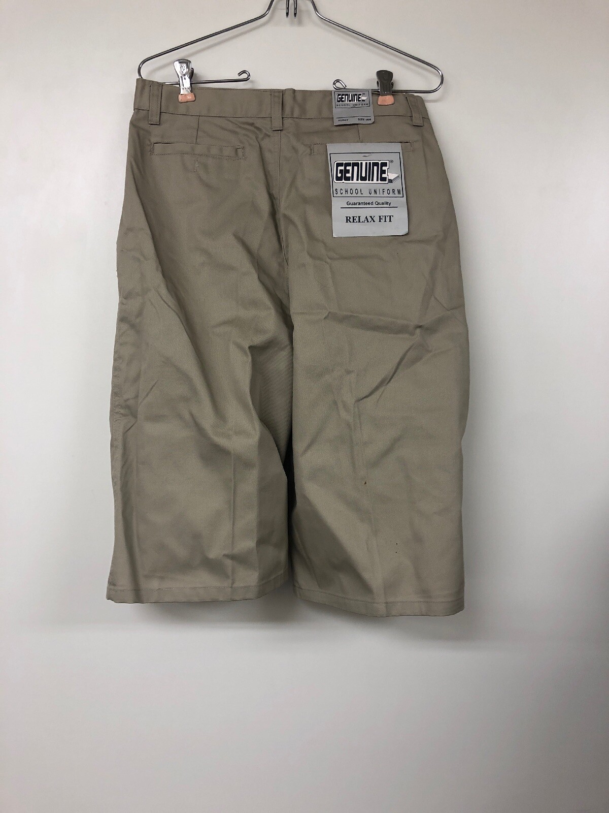 Genuine Boys Twill Short, Classic Khaki, 16H