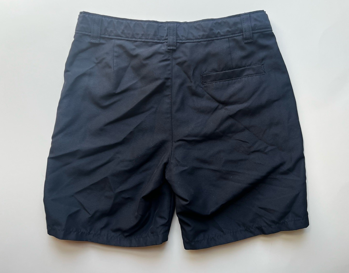 Boys Chaps Navy Blue Shorts Approved Schoolwear Uniform size 6 Flat Front