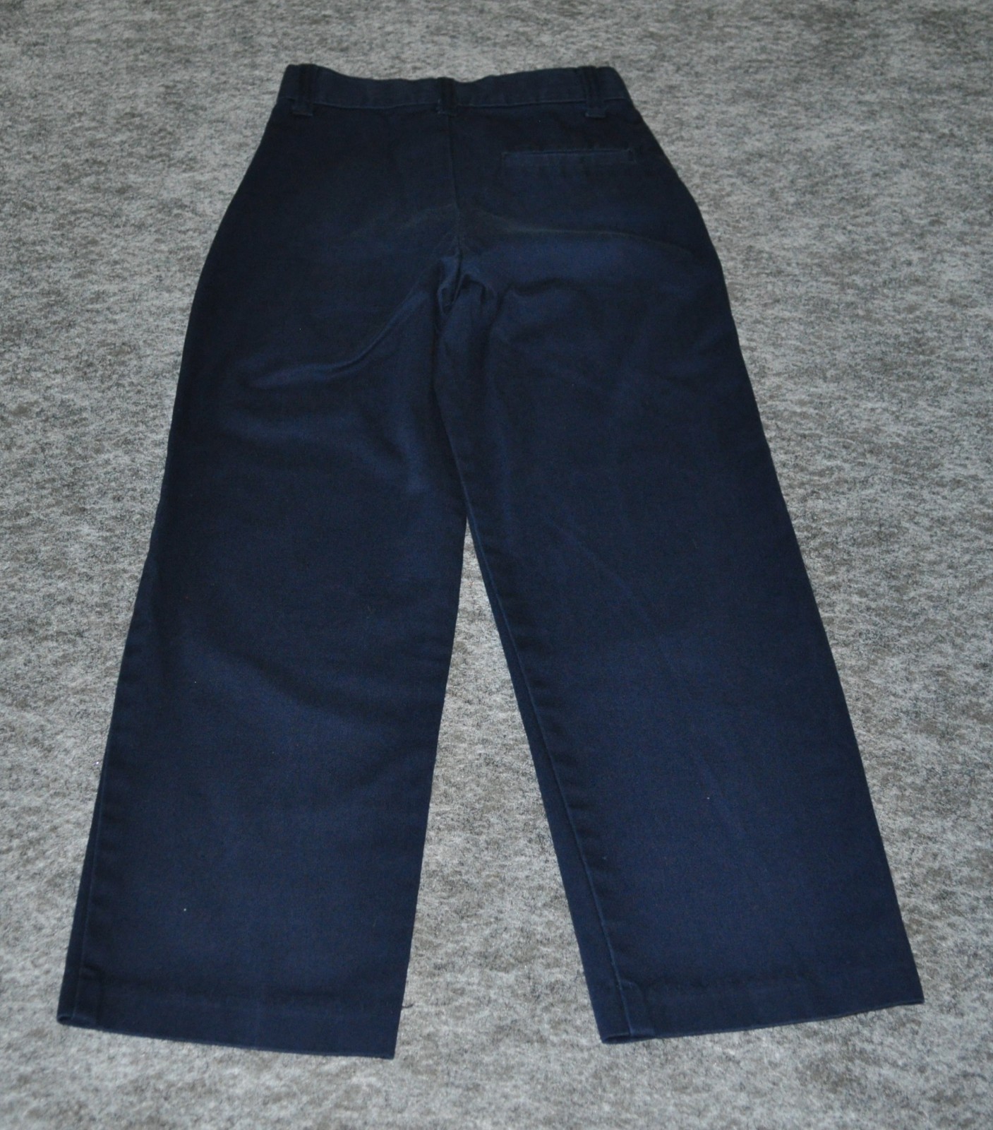 Boys Navy Blue School Uniform Pants Size 6-7/ 7s Lot Of 2 Adjustable Waist