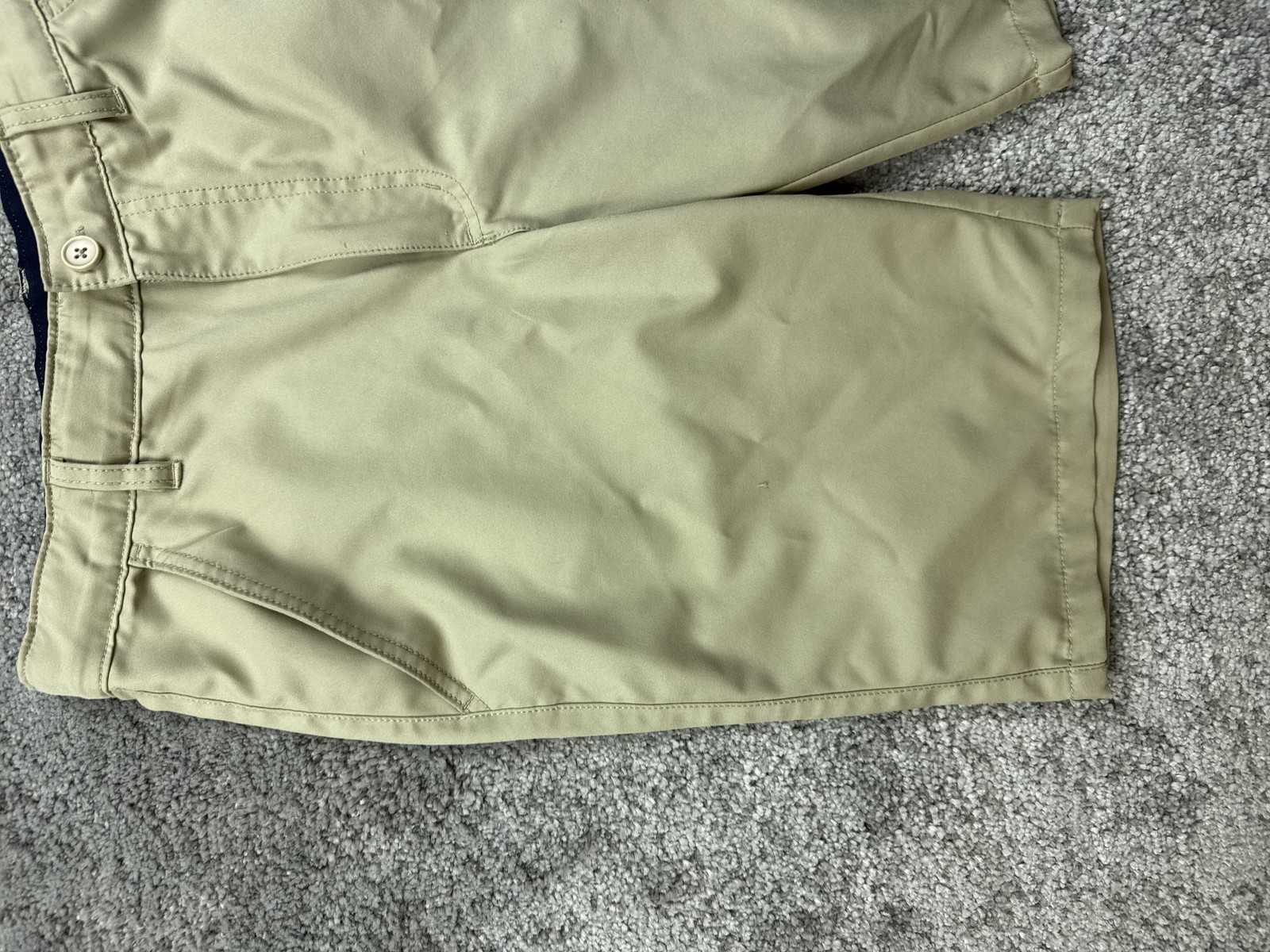 French Toast Shorts Kids XL 18 Khaki Flat Front Uniform School Classic Pockets