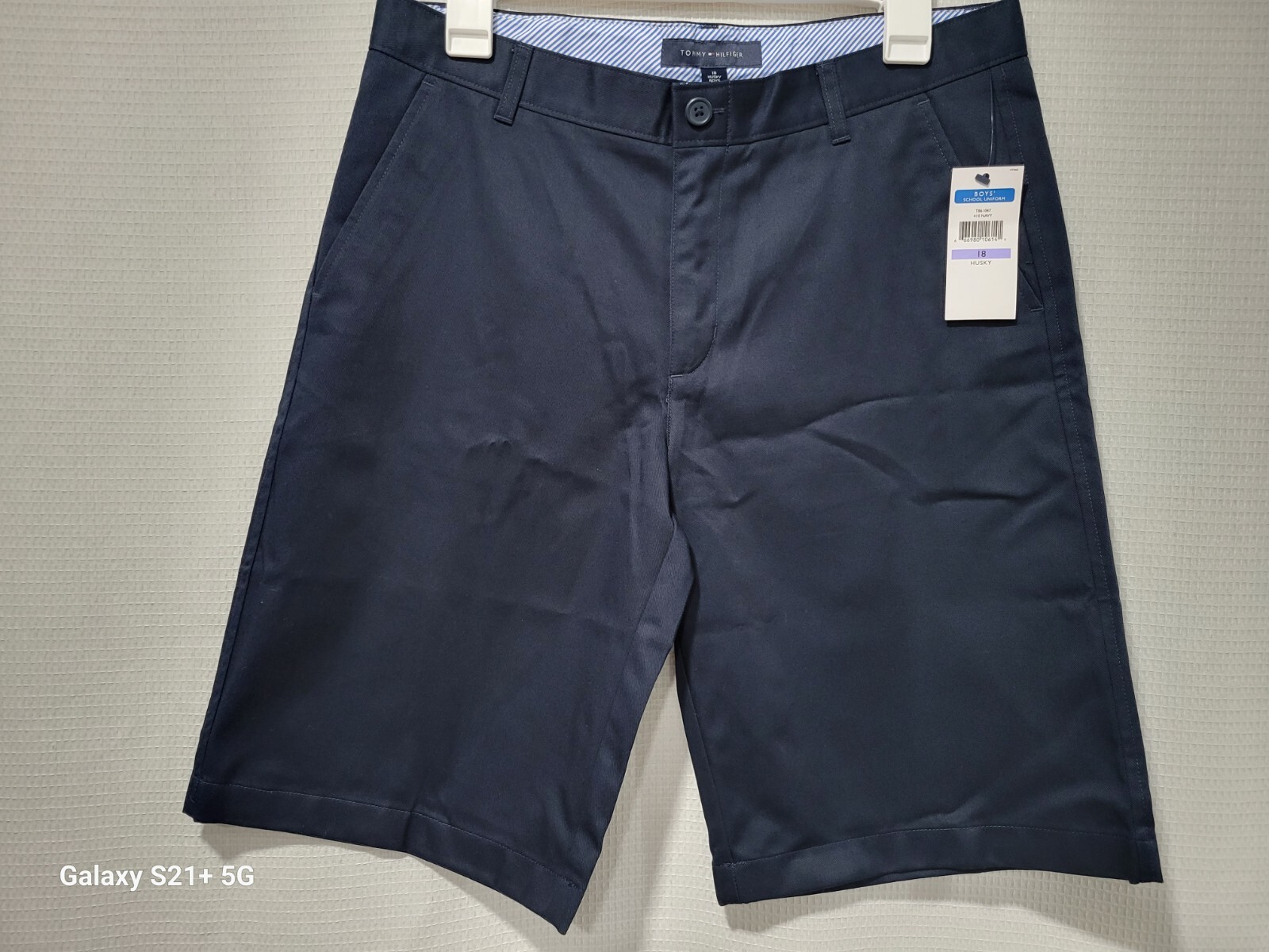 Boys shorts tommy hilfiger size 18 husky flat front twill blend