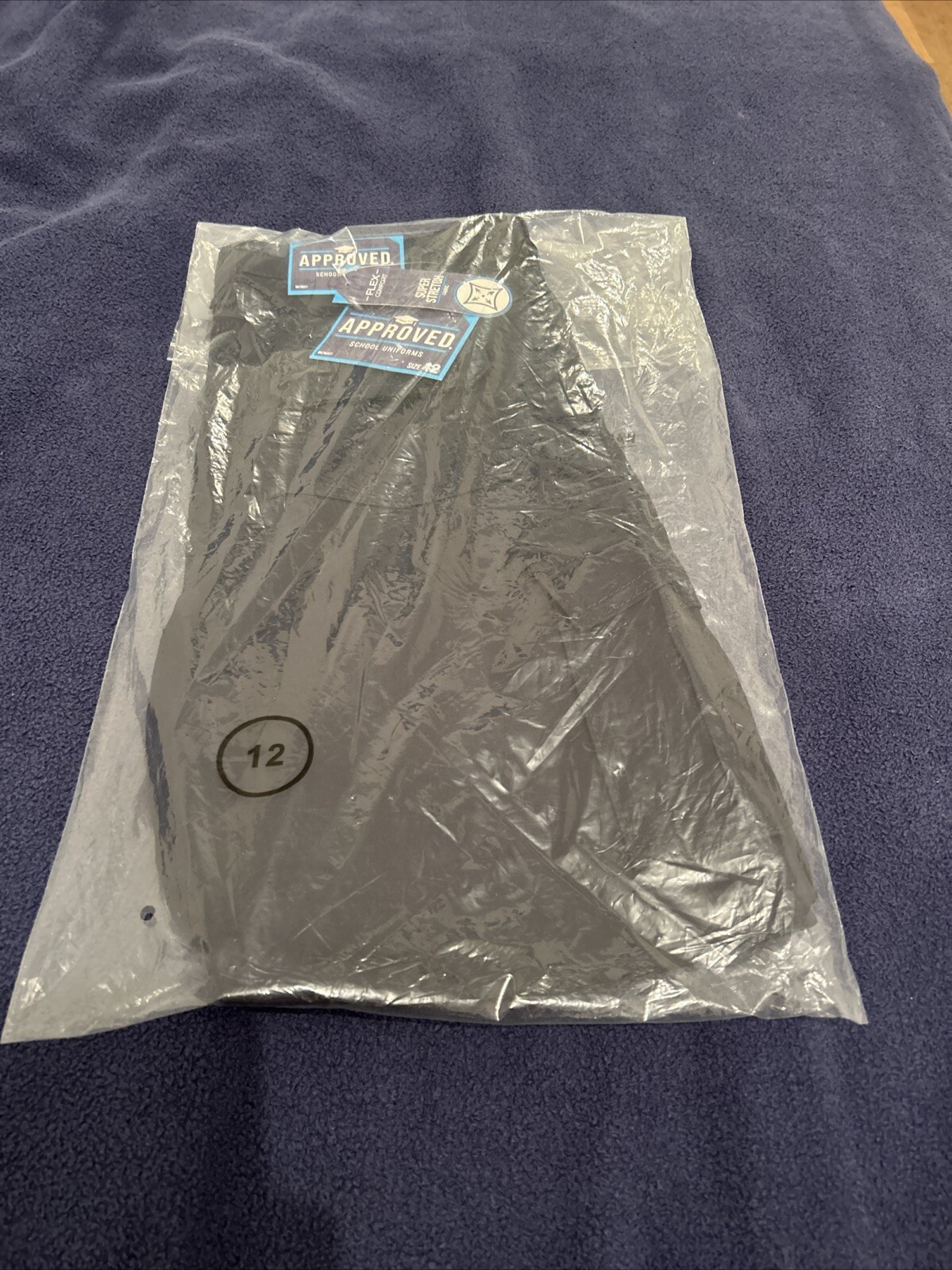 School Approved Uniform Pants Size 12 Super Stretch Navy Boys