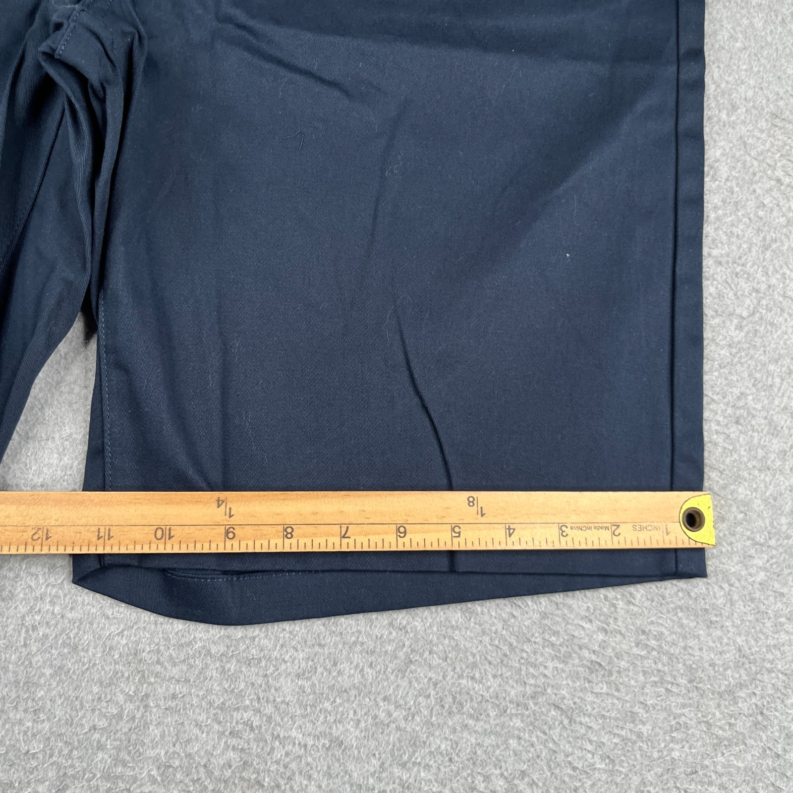 School Uniform Shorts Size 40 Navy Blue Slash Pocket Chino New NWT