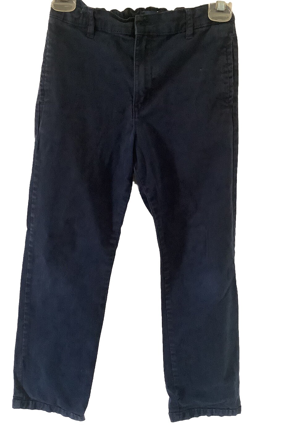 Place Set Of 2 School Uniform Pants Size 12 Boys Adjustable Waist Blue