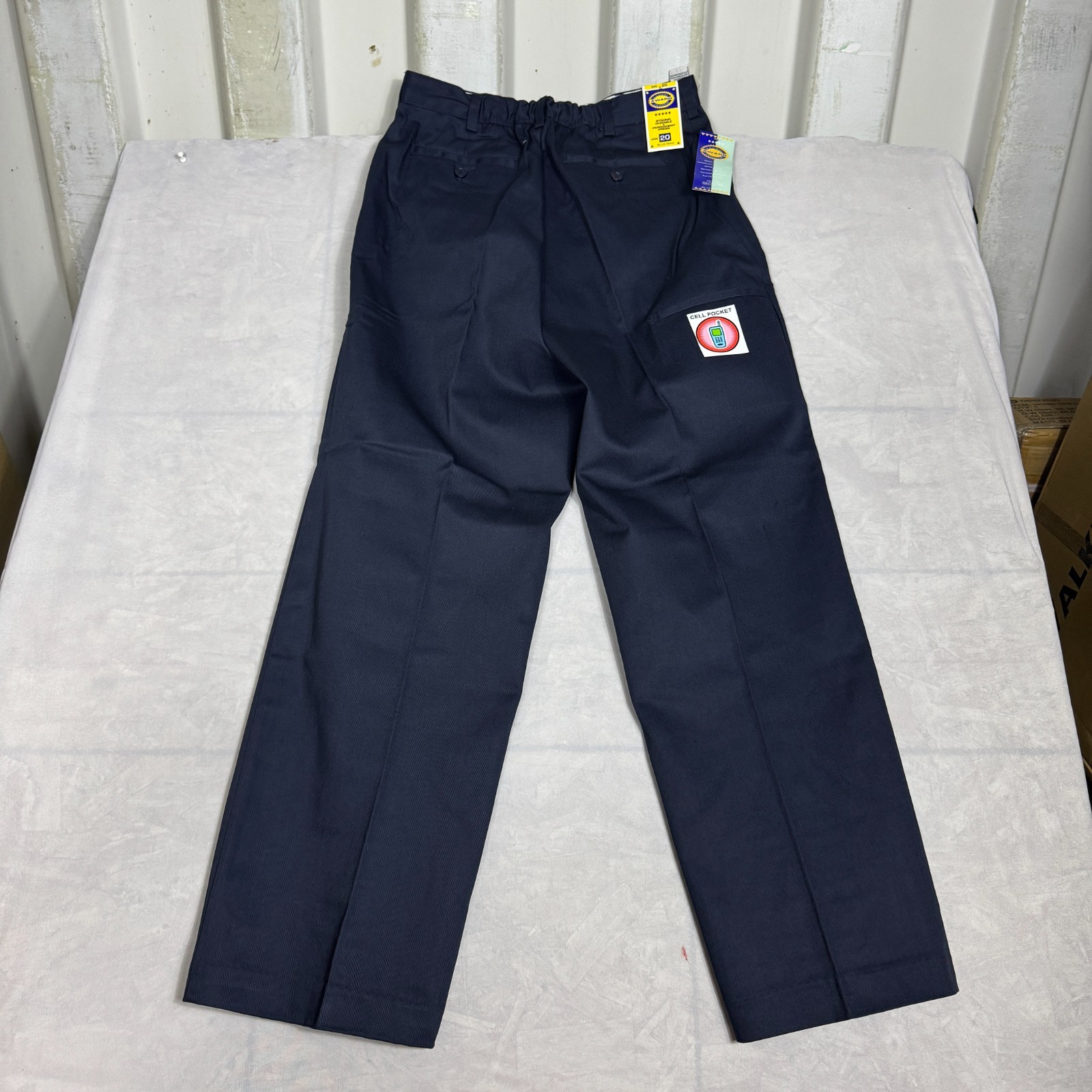 J.B. World Boys School Award Uniform Pants Blue Permanent Press Size 20 NWT
